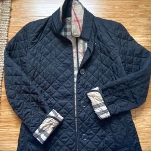 BURBERRY BRIT  QUILTED JACKET  SIZE: XS/ petite